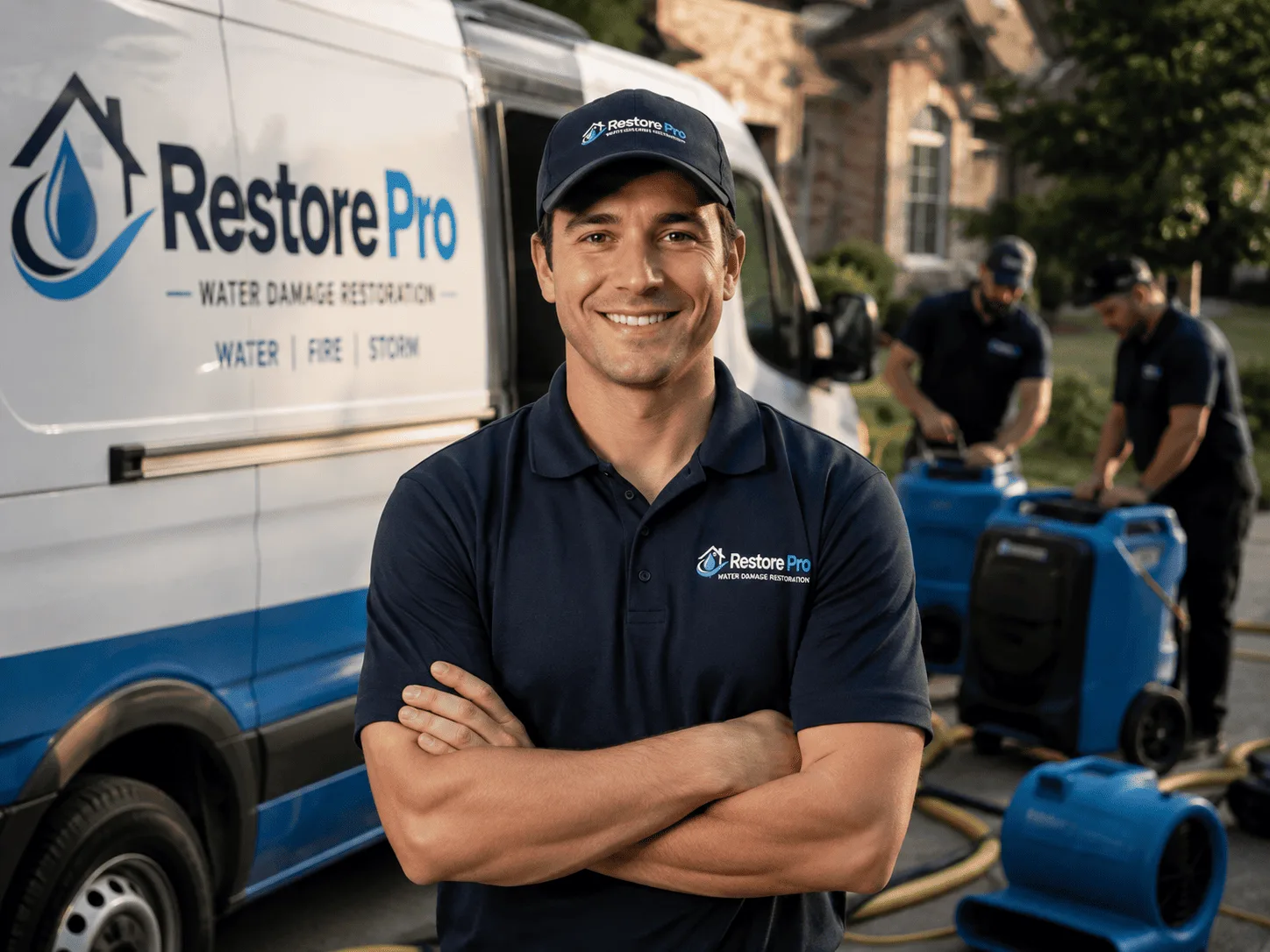 Water Damage Restoration company in Hamshire, TX